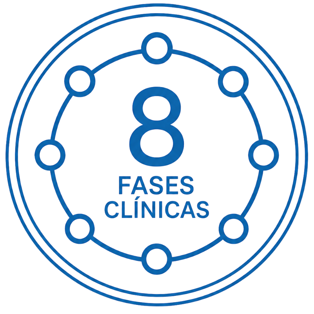 8 fases clínicas estructuradas