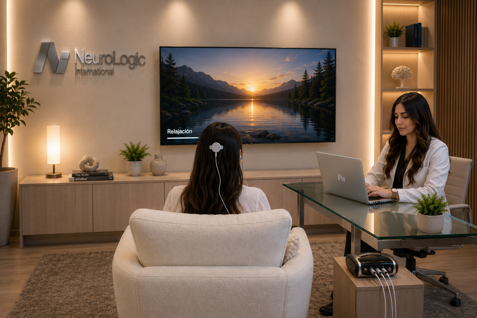 Sesión de neurofeedback en NeuroLogic